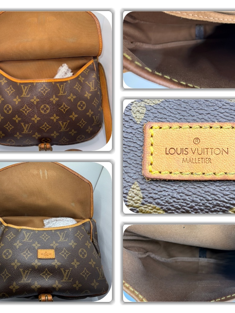 REGAL LOUIS VUITTON MONOGRAM MM CROSSBODY BAG! - Picture 8 of 17